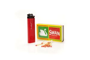 Swan matches-Cricket lighter