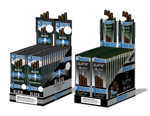 Cigarillos: White Owl Black and Game Black