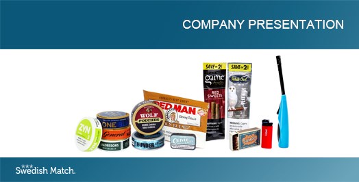 Swedish Match - Our company