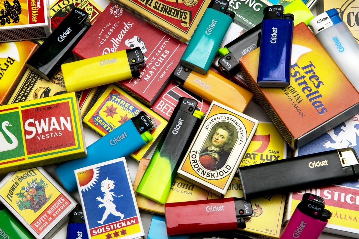 Image of lighters and matches