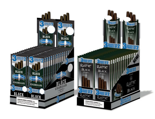 Cigariller: White Owl Black och Game Black