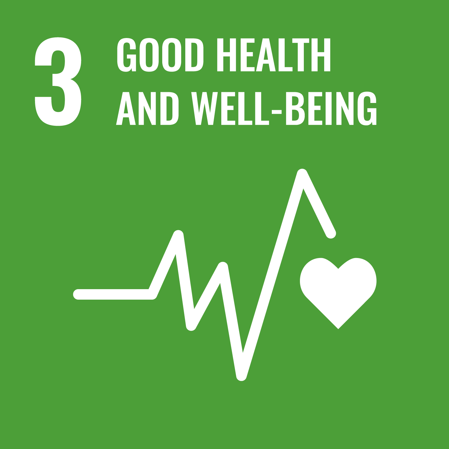 Icon goal 3 - Sustainable Development Goals