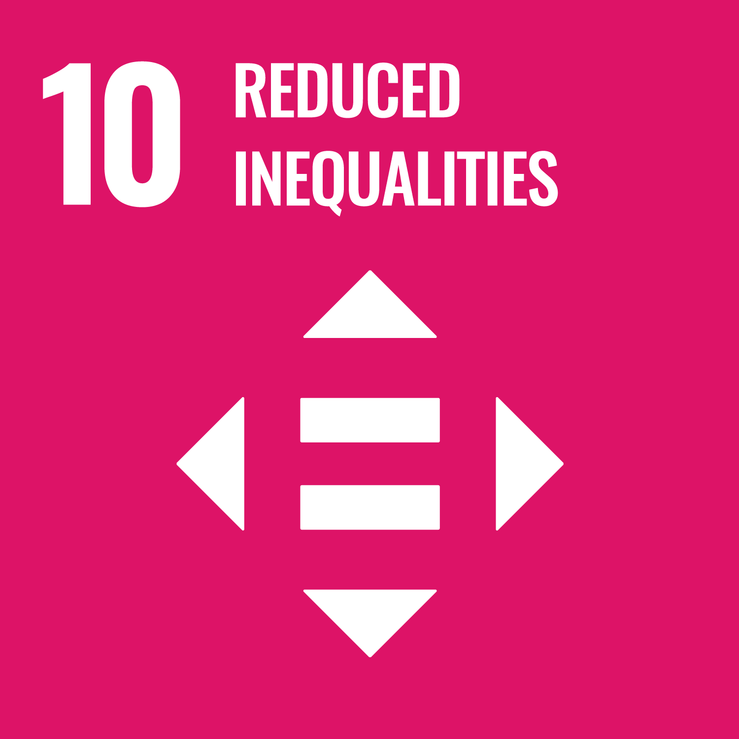 Icon goal 10 - Sustainable Development Goals